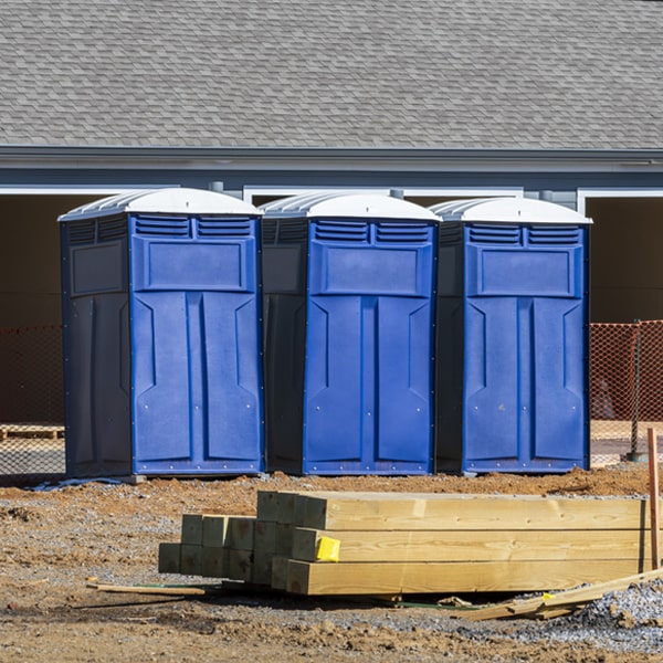 how can i report damages or issues with the portable restrooms during my rental period in Murphys Estates SC